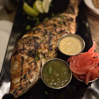 Off The Hook Raw Bar & Grill - grilled whole fish - Seafood Near Me - Astoria, New York