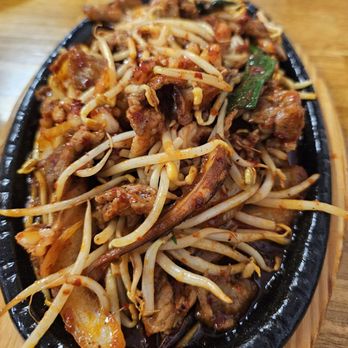 Joy Kitchen - Spicy pork and squid w/veggies - Korean Near Me - Richardson, Texas