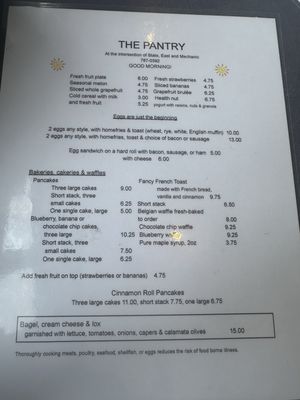 Menu photo 1 The Pantry New Haven, CT