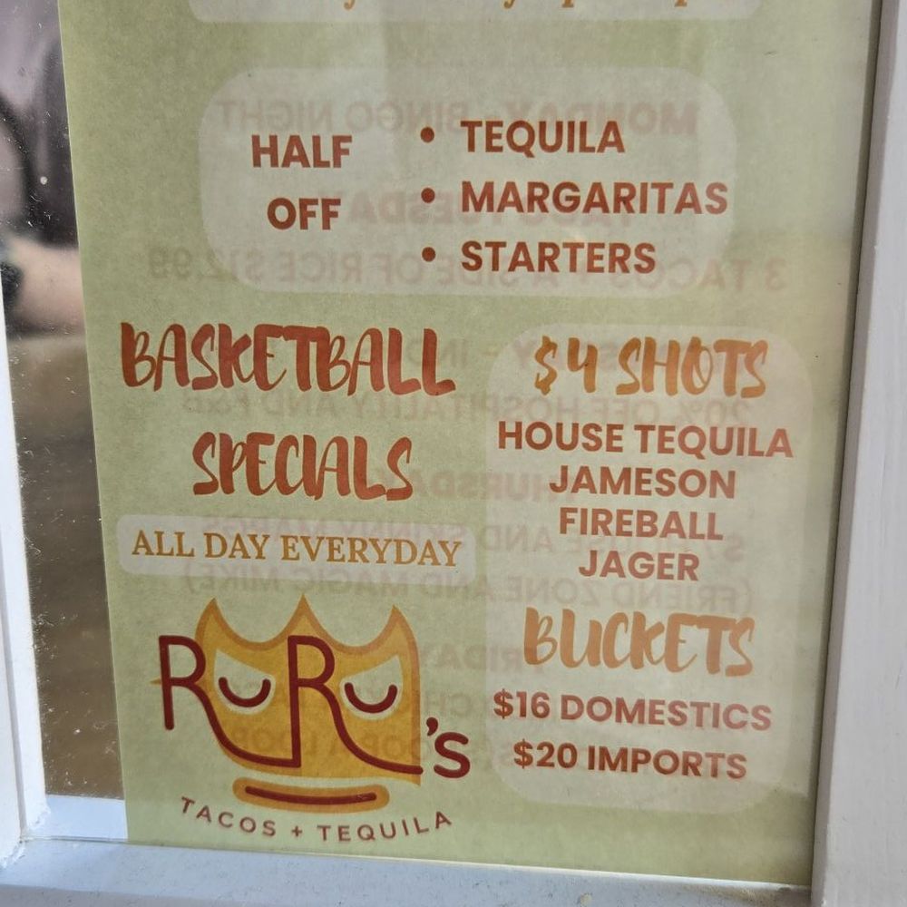 Happy hour deals!