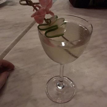 La Vie - Cucumber Nasturtium Martini - Cocktail Bars Near Me - Washington, DC, District of Columbia