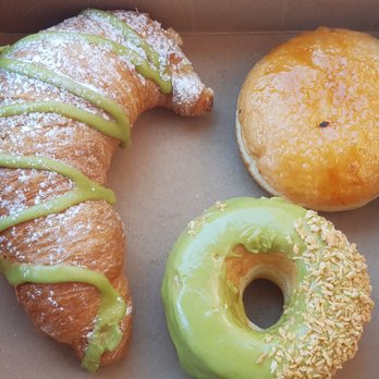 Tim Hortons - Creme Brulee / Matcha Croissant / Matcha Coconut Donut https://www.instagram.com/the.wanderin.foodie/ - Coffee & Tea Near Me - Toronto, Ontario