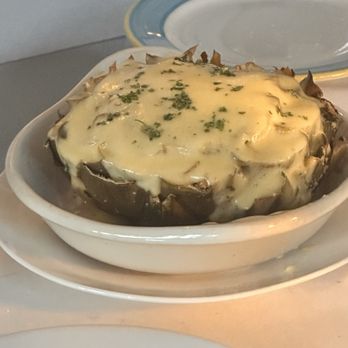 Cafe Sole - A whole artichoke dish. A little heavy on the garlic but nice. - Seafood Near Me - Key West, Florida Cafe Sole - A whole artichoke dish. A little heavy on the garlic but nice. - Seafood Near Me - Key West, Florida