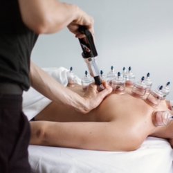 RX Relief Massage Therapy - Cupping Therapy is included in 120 minute massage sessions. And offered as a 30 min treatment session!