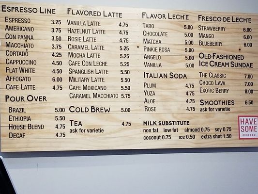 Menu photo 8 Have Some Coffee Los Angeles, CA Menu photo 8 Have Some Coffee Los Angeles, CA