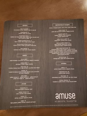 Menu photo 2 Amuse Parsippany, NJ