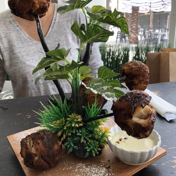 Kae Sushi - A tree of Thai Donuts (5x served with condensed milk) - Sushi Bars Near Me - Coral Gables, Florida Kae Sushi - A tree of Thai Donuts (5x served with condensed milk) - Sushi Bars Near Me - Coral Gables, Florida