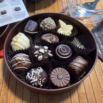 Schocolat - Box of 12 (with one eaten) - Chocolatiers & Shops Near Me - Leavenworth, Washington