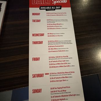 The Canadian Brewhouse - Daily specials - Sports Bars Near Me - Edmonton, Alberta