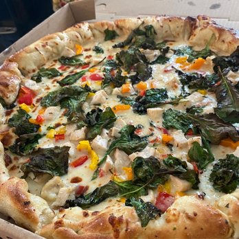 Baker Bowling Center - Chicken Alfredo Pizza... mmm - Bowling Near Me - Baker, Montana Baker Bowling Center - Chicken Alfredo Pizza... mmm - Bowling Near Me - Baker, Montana