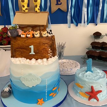 Roobina's Cake - Noah's Ark and cake smash for our son Noah's first birthday. She made it to perfection. - Bakeries Near Me - Glendale, California