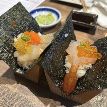 Matsunori Handroll Bar - Scallop and Boton Ebi Ikura - Japanese Near Me - Boston, Massachusetts Matsunori Handroll Bar - Scallop and Boton Ebi Ikura - Japanese Near Me - Boston, Massachusetts