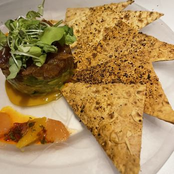 Eddie V's Prime Seafood - Ahi tuna Tartare - Seafood Near Me - Paramus, New Jersey Eddie V's Prime Seafood - Ahi tuna Tartare - Seafood Near Me - Paramus, New Jersey