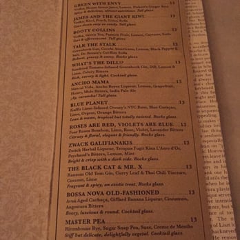 The Tippler - Menu - Wine Bars Near Me - New York, New York