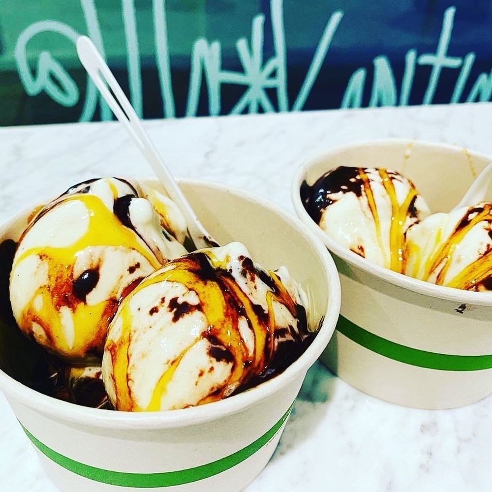 Humphry Slocombe Pruneyard - Brownie Sundae (custom so even more expensive) close to $13 lol - Ice Cream & Frozen Yogurt Near Me - Campbell, California
