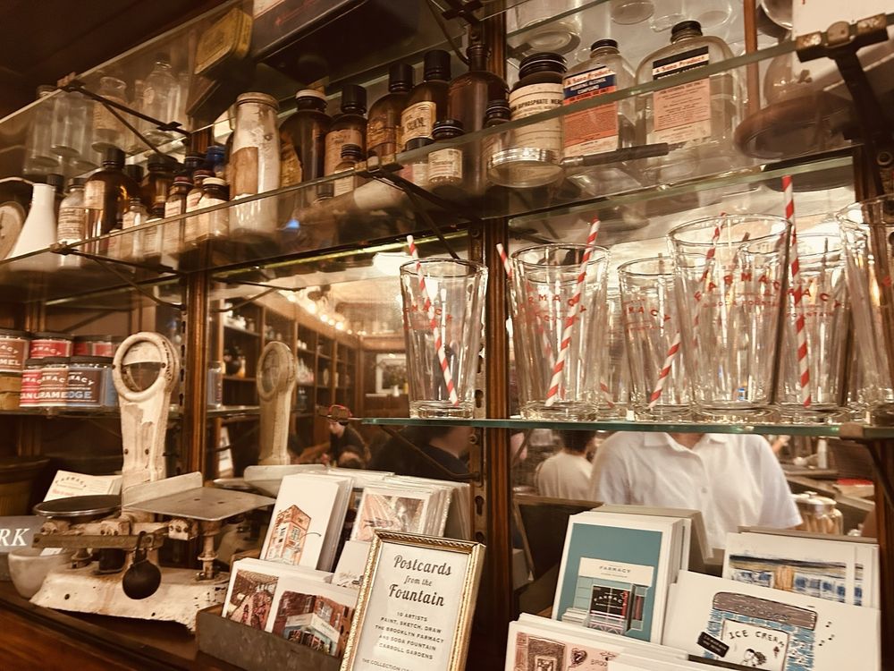 Social spots from Brooklyn Farmacy & Soda Fountain