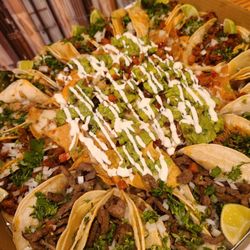 El Limon Lansdale - Having a Fiesta?  why not get the Fiesta Box, enjoy loaded nachos surrounded by 20 flavorful tacos!