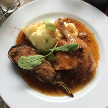 Le Mistral - Cuisse de canard farcie aux cèpes ... Purée maison. Aubergine ..... Plat du jour .... J'hallucine.... - Restaurants Near Me - Vinon Sur Verdon, 83 Le Mistral - Cuisse de canard farcie aux cèpes ... Purée maison. Aubergine ..... Plat du jour .... J'hallucine.... - Restaurants Near Me - Vinon Sur Verdon, 83