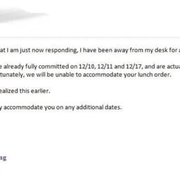 Note the time that she emailed me