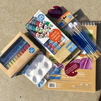 Michaels - All I needed for my art needs for $20! Doorbusters deals $5 each. Except the paint paler was $1! - Arts & Crafts Near Me - San Diego, California Michaels - All I needed for my art needs for $20! Doorbusters deals $5 each. Except the paint paler was $1! - Arts & Crafts Near Me - San Diego, California