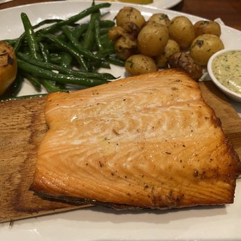 Seasons 52 - Cedar Plank - Roasted Salmon - New American Near Me - Plano, Texas Seasons 52 - Cedar Plank - Roasted Salmon - New American Near Me - Plano, Texas
