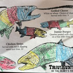 Trouthunter - Kids Menu