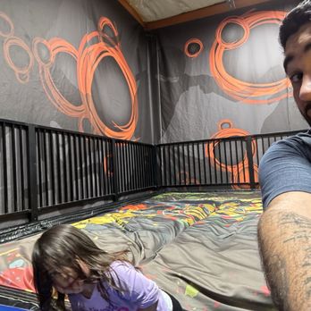 Hide N Seek Adventure Park - A section where you can jump onto and it allows you to get sucked in. Also my daughter  and I - Kids Activities Near Me - Bakersfield, California
