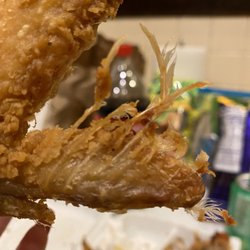 Hong Kong Carryout - Are those feathers??? Lol