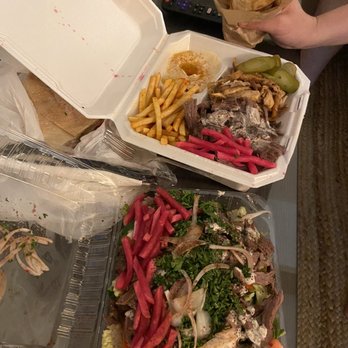 Damasquino - Beef salad, beef and chicken combo, and beef sandwich - Middle Eastern Near Me - Glendora, California