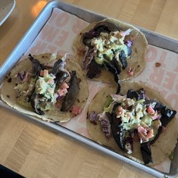 Portobello mushroom tacos