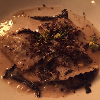 3rd Cousin - Truffle ravioli was really delicious because of the mushrooms . Definitely rich and would have as a small portion or large portion to share - New American Near Me - San Francisco, California