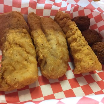 Sharks Seafood - Cod platter with the yummiest hush puppies ever! - Seafood Near Me - Louisville, Kentucky Sharks Seafood - Cod platter with the yummiest hush puppies ever! - Seafood Near Me - Louisville, Kentucky
