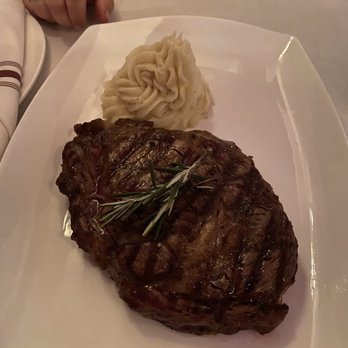 Patrick Steakhouse - Rib eye and mashed potatoes - Steakhouses Near Me - Brooklyn, New York