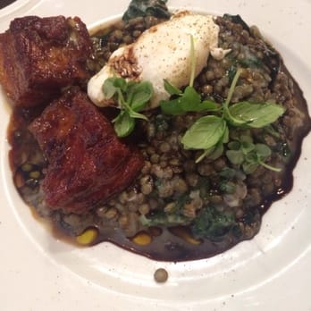 The Good Son - Lentils, pork belly and the perfect egg. - Pizza Near Me - Toronto, Ontario