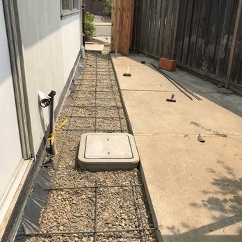 Drainage Pros - French drain pit and concrete prep - Waterproofing Near Me Drainage Pros - French drain pit and concrete prep - Waterproofing Near Me