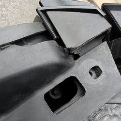 Euro Motorcars Germantown - Carfax says no damages, seems like there was. Missing screw and broken grill.