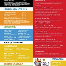 Carnaval - Menu