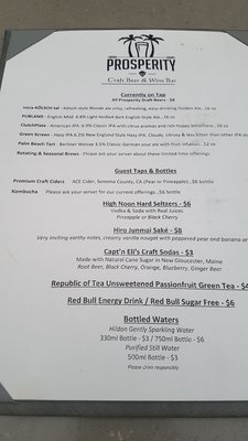 Menu photo 4 Prosperity Craft Beer & Wine Bar Boca Raton, FL Menu photo 4 Prosperity Craft Beer & Wine Bar Boca Raton, FL