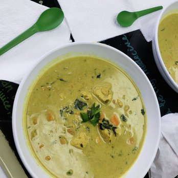 Green Fork & Straw - Chicken Coconut Curry soup - Juice Bars & Smoothies Near Me - Houston, Texas Green Fork & Straw - Chicken Coconut Curry soup - Juice Bars & Smoothies Near Me - Houston, Texas
