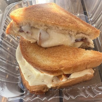The Grilled Cheese Bistro - Gooey grilled cheese with bacon added on - Sandwiches Near Me - Norfolk, Virginia