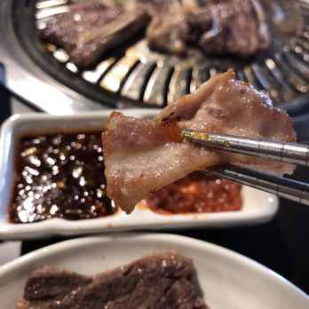 KM BBQ - The bacon is so yum! Try the bean paste for sauce - Korean Near Me - Oceanside, California KM BBQ - The bacon is so yum! Try the bean paste for sauce - Korean Near Me - Oceanside, California