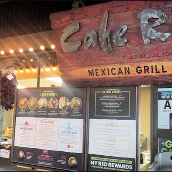 Cafe Rio Fresh Modern Mexican - The menu is posted at the side of the serving line. Actually, it's pretty compact, and offers only a few choices. - Mexican Near Me - Billings, Montana Cafe Rio Fresh Modern Mexican - The menu is posted at the side of the serving line. Actually, it's pretty compact, and offers only a few choices. - Mexican Near Me - Billings, Montana