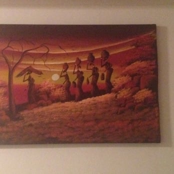 567 Framing - Oil painting from Zimbabwe that needed stretching - Framing Near Me - New York, New York 567 Framing - Oil painting from Zimbabwe that needed stretching - Framing Near Me - New York, New York