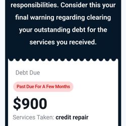 60 Day Credit Repair - A credit repair company that sent me to collections for a service they did not perform