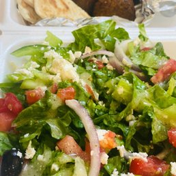 Best foodcourt food I ever had!! Falafel Pita Combo Best foodcourt food I ever had!! Falafel Pita Combo