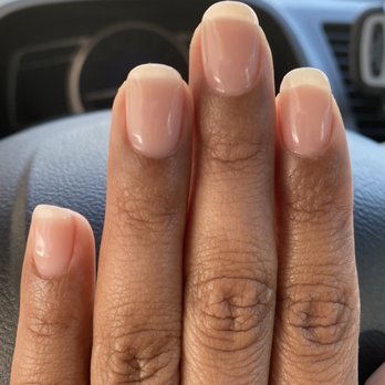 Nail 45 - Gel color #1 with 3x coats plus clear top coat via Kathy. - Nail Salons Near Me - Los Angeles, California