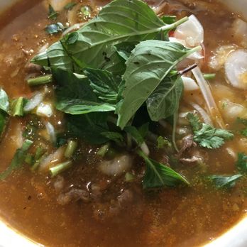 The Pho Restaurant - pho tai sa te (satay broth) - Vietnamese Near Me - Markham, Ontario
