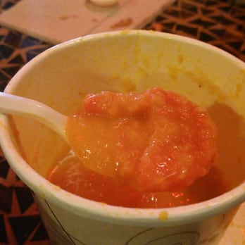 Tiger Lily Café - Now this was awesome.  Ginger, carrot soup.  Hearty and yet lite at the same time.  Very flavorful with a little ginger "bite". - Cafes Near Me - Port Jefferson, New York
