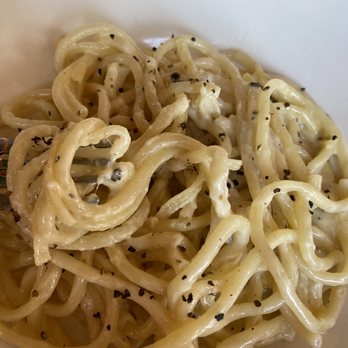 Storico Spaghetteria - Cacio e Pepe $11 half. Good but heavy. 11/12/21 - Tuscan Near Me - Tustin, California