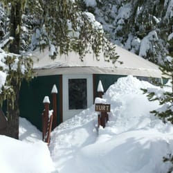 Mt Hood Kiwanis Camp - The camp can get quite a bit of snow in the wintertime. The roads are plowed daily making it easy to access at any time.